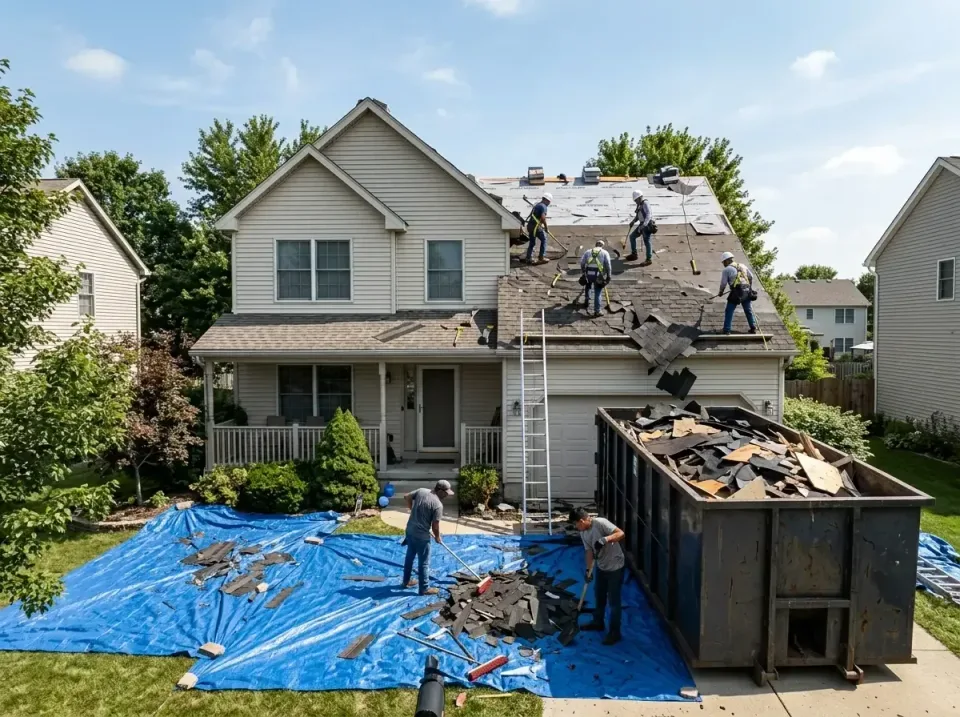 roof-replacement-debris-remova-004 — frequently asked questions, Cheapest Dumpster Rentals in Commercial Point, OH